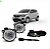 Kit de farol auxiliar mobi fiat de 2016 a 2020 sem grade com botão universal - Imagem 2