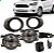 Kit de farol auxiliar ka ford de 2015 a 2018 preto com grade e botão universal - Imagem 2