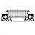 Grade para choque 307 peugeot de 2007 a 2012 dianteira central com encaixe para friso - Imagem 2