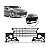 Grade para choque 307 peugeot de 2007 a 2012 dianteira central com encaixe para friso - Imagem 1