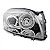 Farol rav4 toyota de 2006 a 2008 lado direito cromado elétrico sem motor - Imagem 2