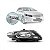 Farol city honda de 2009 a 2014 lado esquerdo máscara negra manual - Imagem 1