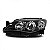 Farol impreza subaru de 2008 a 2011 lado esquerdo preto manual e elétrico sem xenon - Imagem 2