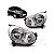 Farol march nissan de 2011 a 2013 lado direito cromado manual - Imagem 1