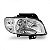 Farol cordoba e ibiza seat de 2000 a 2003 lado direito simples sem auxiliar - Imagem 2