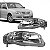 Farol gol volkswagen de 2006 a 2008 lado esquerdo cromado geração 4 - Imagem 1