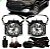 Kit de farol auxiliar toro fiat de 2016 a 2021 com moldura cromada e botão universal - Imagem 2