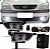 Kit de farol auxiliar zafira chevrolet de 2001 a 2004 com botão universal - Imagem 2