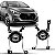 Farol auxiliar hb20 e hb20s hyundai de 2016 a 2019 lado esquerdo com suporte - Imagem 1