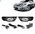 Kit farol auxiliar civic honda de 2009 a 2011 com grade - Imagem 2