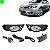 Kit farol auxiliar civic honda de 2009 a 2011 com grade - Imagem 1