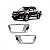 Moldura inferior do para choque da grade do farol auxiliar s10 chevrolet de 2012 a 2016 lado esquerdo cromada - Imagem 1