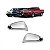 Capa de retrovisor externo hilux picape e sw4 toyota de 2016 a 2025 lado direito cromado - Imagem 1