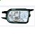 Farol auxiliar c180 mercedes benz de 2004 a 2007 lado esquerdo lente lisa - Imagem 2
