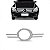 Moldura inferior para choque do farol auxiliar c180 mercedes benz de 2008 a 2011 lado esquerdo cromado - Imagem 1
