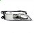 Farol auxiliar tiguan volkswagen de 2018 a 2021 lado direito cromado H8 - Imagem 2