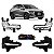 Kit farol auxiliar onix chevrolet de 2020 a 2025 LED com luz diurna sem botão e sem relé - Imagem 1