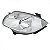 Farol pisca tiida nissan de 2007 a 2013 lado esquerdo cristal - Imagem 2