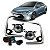 Kit de farol auxiliar corolla toyota de 2020 a 2025 com friso cromado LED - Imagem 1
