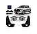 Kit de farol auxiliar hilux toyota de 2021 a 2025 picape - Imagem 1