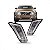 Farol auxiliar xc60 volvo de 2008 a 2013 lado esquerdo luz diurna - Imagem 1