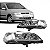 Farol astra chevrolet de 1998 a 2002 lado esquerdo cromado - Imagem 1