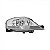 Farol c3 citroën de 2003 a 2012 lado direito cromado manual - Imagem 2