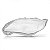 Lente de farol corolla toyota de 2012 a 2013 lado esquerdo - Imagem 2