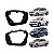 Aro do retrovisor gol volkswagen de 2013 a 2023 lado esquerdo sem furo para pisca - Imagem 1