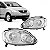 Farol fox crossfox e spacefox volkswagen de 2007 a 2009 lado esquerdo cromado foco duplo - Imagem 1