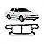 Painel corolla toyota de 1993 a 1997 dianteiro - Imagem 1