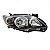 Farol corolla toyota de 2012 a 2013 lado esquerdo preto - Imagem 2