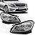 Farol c180 mercedes benz de 2012 a 2014 lado esquerdo cromado sem xenon - Imagem 1