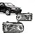 Farol gol volkswagen de 1995 a 1999 lado esquerdo cor amarela - Imagem 1