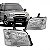 Farol s10 chevrolet de 2001 a 2011 lado direito cristal - Imagem 1
