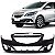 Grade para para choque onix e prisma chevrolet de 2012 a 2016 dianteiro preto com furo - Imagem 1