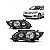 Farol corolla toyota de 2012 a 2013 lado esquerdo máscara negra manual - Imagem 1