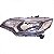 Farol fit honda de 2014 a 2021 lado esquerdo manual sem LED - Imagem 2