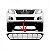 Grade para choque hilux toyota de 2012 a 2015 central preta picape - Imagem 1