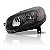 Farol uno fiat de 2015 a 2021 e partner peugeot e fiorino fiat de 2022 a 2025 lado esquerdo fumê manual cromado H4 - Imagem 2