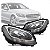Farol c200 e c180 mercedes benz de 2015 a 2018 lado direito elétrico com LED com motor sem projetor - Imagem 1