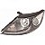 Farol sportage kia de 2011 a 2016 lado esquerdo versão ex manual e elétrico sem motor com LED - Imagem 2