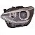 Farol série 1 bmw de 2013 a 2015 lado direito elétrico com projetor e entrada angel - Imagem 2