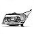 Farol cruze chevrolet de 2015 a 2016 lado esquerdo cromado manual - Imagem 2