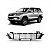 Grade para para choque hilux sw4 toyota de 2016 a 2020 dianteira central - Imagem 1
