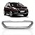 Moldura inferior para choque da grade do radiador 2008 peugeot de 2015 a 2019 cromada - Imagem 1