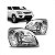 Farol sportage kia de 2009 a 2010 lado esquerdo manual - Imagem 1