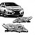 Farol city honda de 2014 a 2017 lado direito cromado manual - Imagem 1