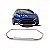 Moldura inferior para choque da grade do radiador ecosport ford de 2018 a 2021 cromado - Imagem 1
