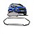 Moldura inferior para choque da grade do radiador ecosport ford de 2018 a 2021 cinza escuro - Imagem 1